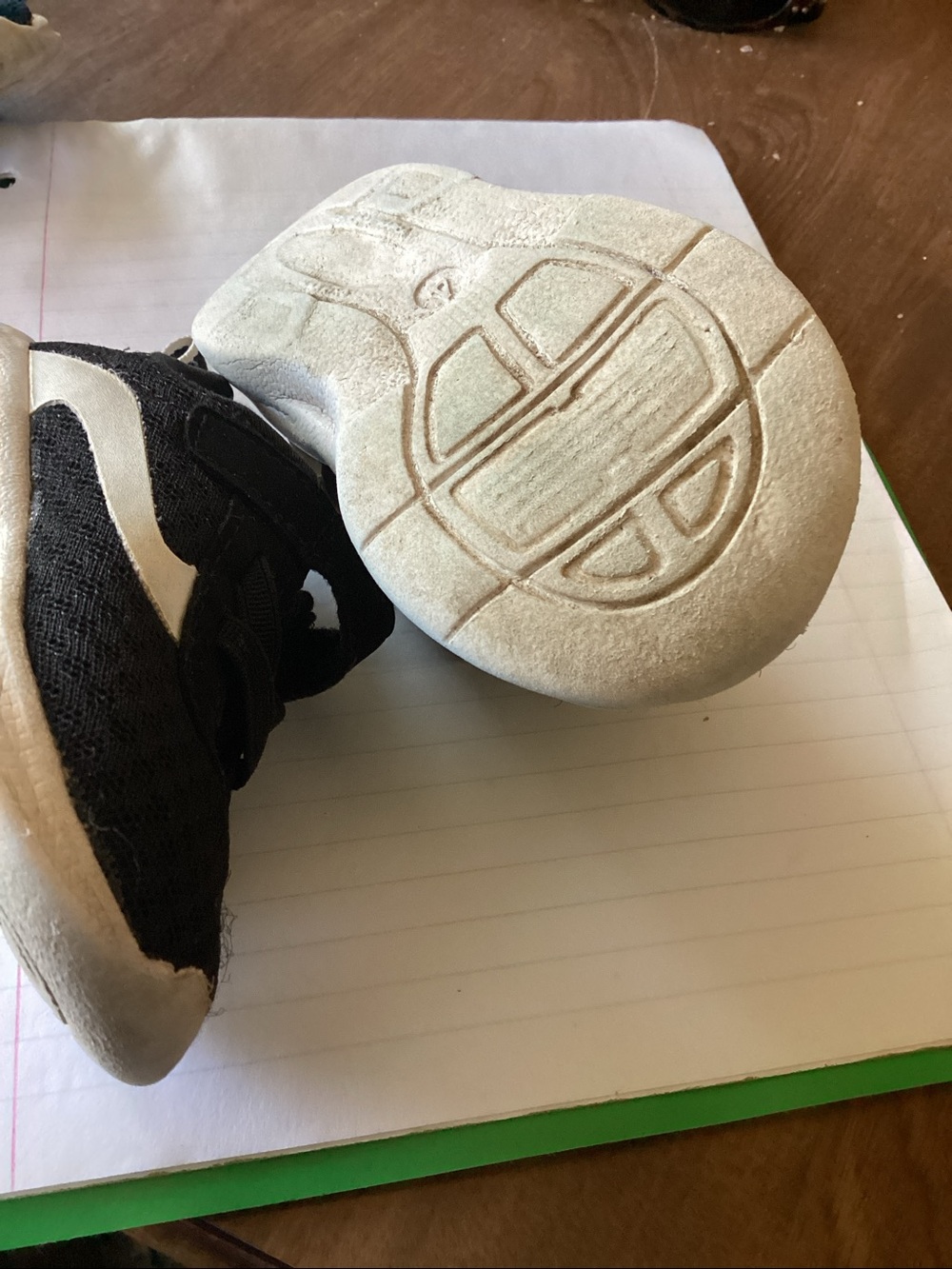 Nike Kids Black and Pink Athletic Sneakers - Picture 5 of 9